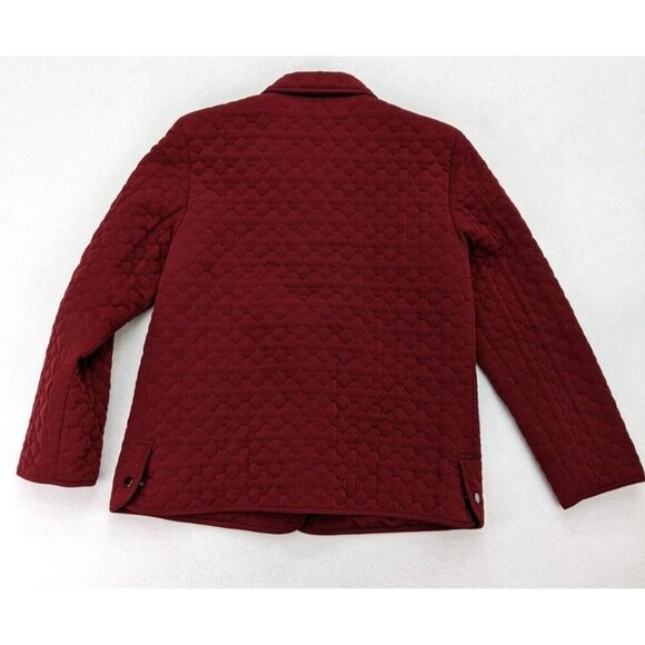 St. John's Bay Women's Quilted Jacket Size Large Red - Picture 12 of 14
